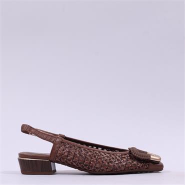 Hispanitas Azucena Slingback Shoe - Brown
